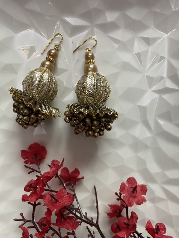 Golden Dome Gotta Jhumkas - Image 3