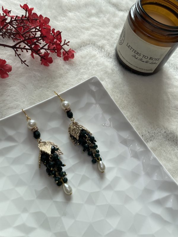 Gold Leaf Verdant Earrings - Image 2