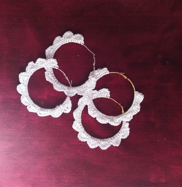 Crochet Geometric Ear Hoops - Image 2